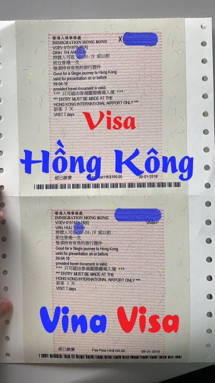 visa hong kong của khách