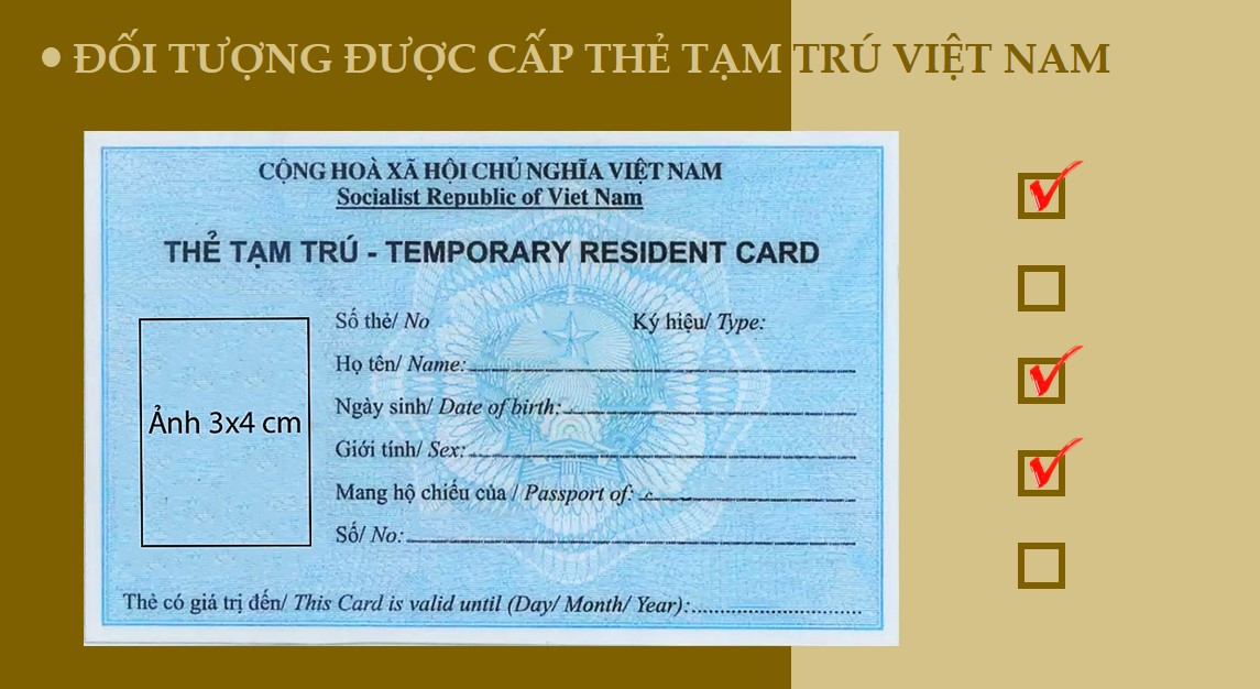 Đối tượng nào sẽ được cấp Thẻ tạm trú tại Việt Nam – Vina Visa
